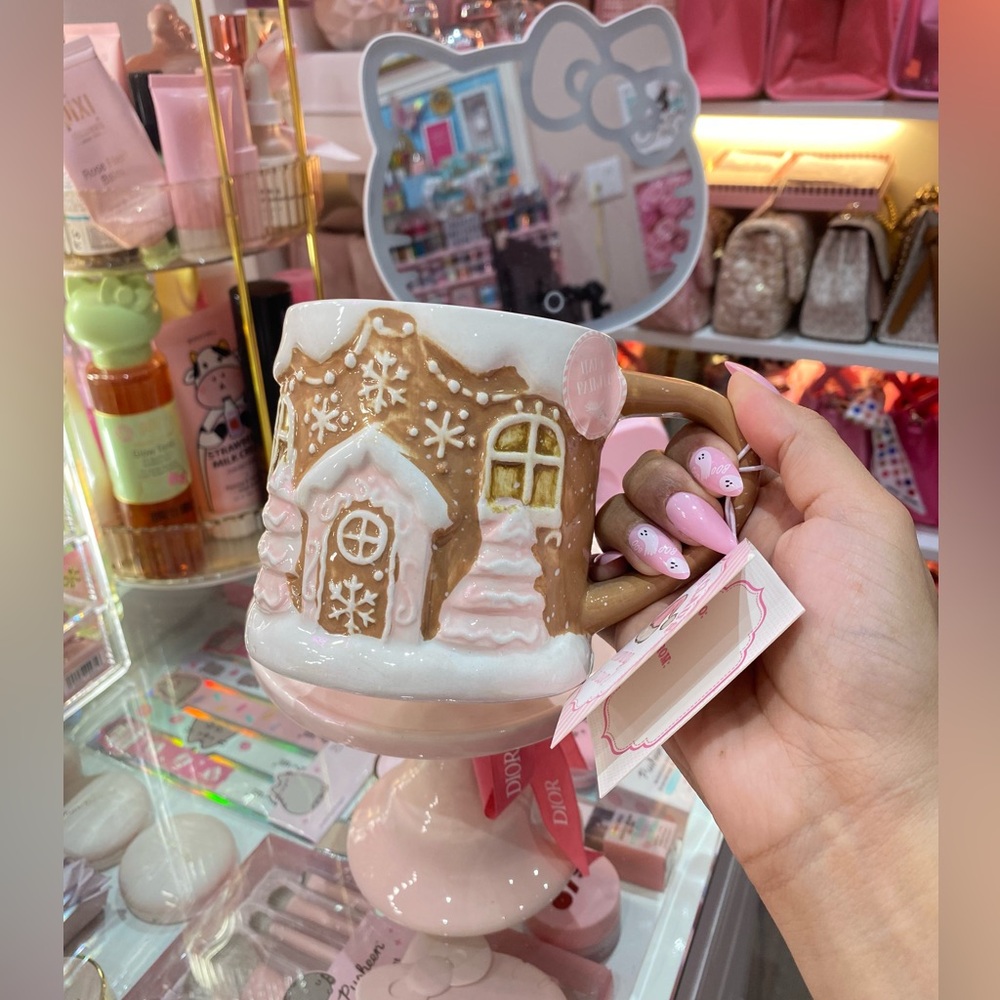 NEW GINGERBREAD CHRISTMAS HOUSE MUG